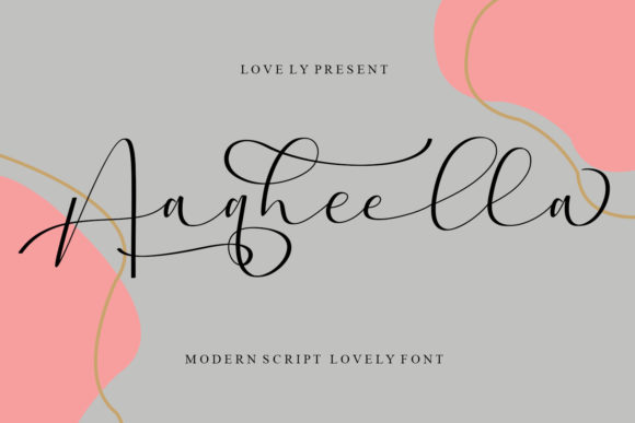 Aaqheella: A Flowing Script Font