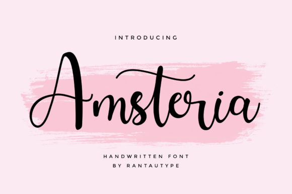 Amsteria: A Dreamy Font for Business Branding