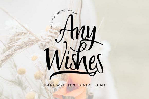 Any Wishes Font for Elegant Design