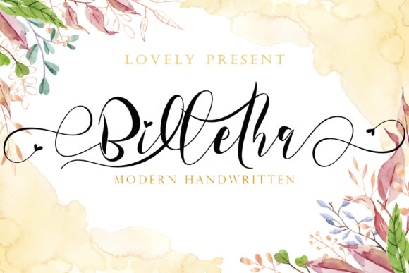 Billetha: A Timeless Handwritten Font