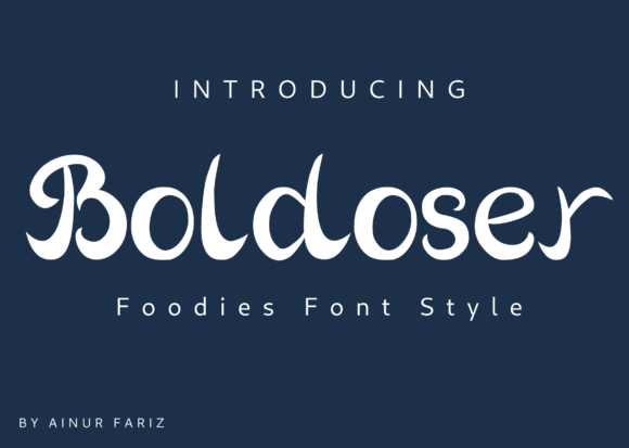 Boldoser: A Bold Font for Impactful Campaigns