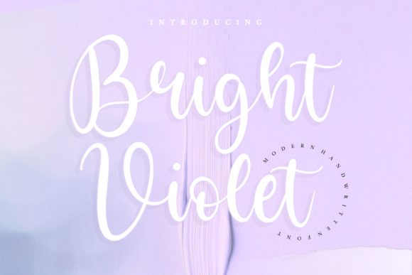 Bright Violet Font for Web Design