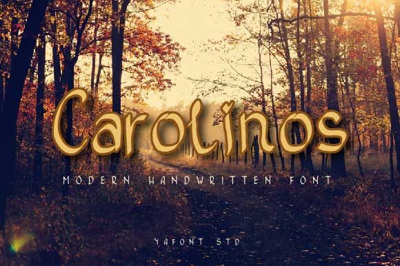 Carolinos: A Modern Handwritten Font