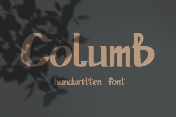 Columb: A Handwritten Font for Web Design