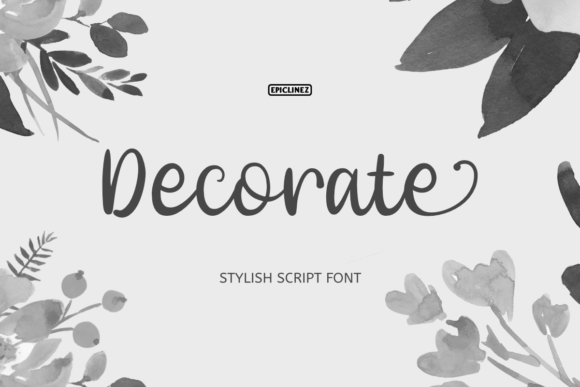Decorate: A Stylish Font for Business
