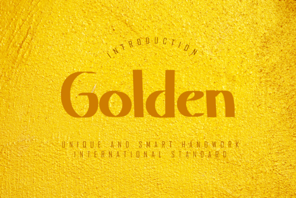 Golden: A Classy Handwritten Font
