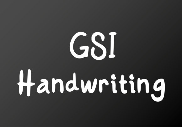 GSI Handwriting: A Natural Font for Creative Projects
