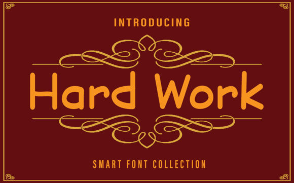 Hard Work Font for Professional Branding