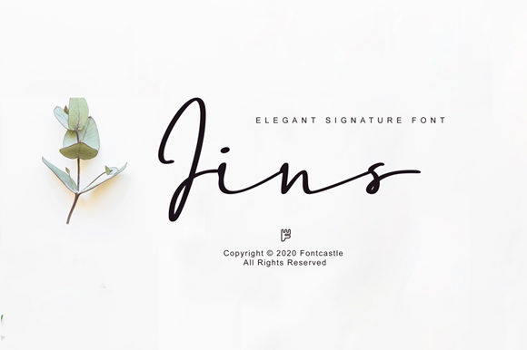 Jins: A Handwritten Font for Business