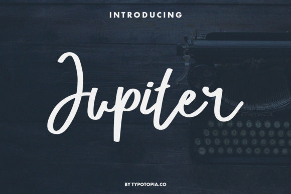 Jupiter: A Stylish Handwritten Font