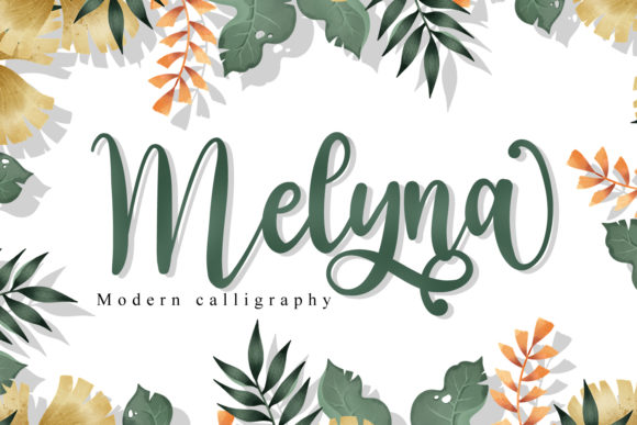 Melyna: A Romantic Script Font