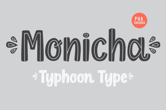 Monicha: A Fun Handwritten Font for Creative Projects