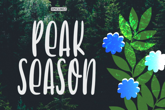 Peak Season Font for Creative Makers