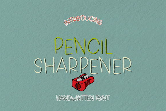 Pencil Sharpener Font for Creative Campaigns