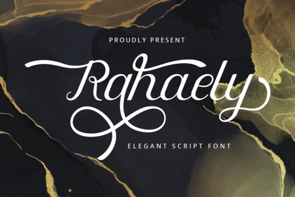 Rahaely: Luxurious Handwritten Font
