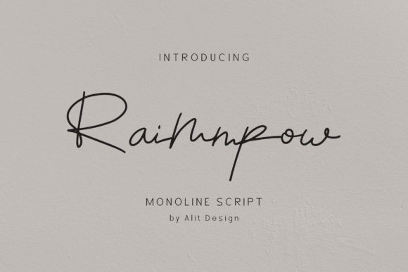 Raimmpow: A Timeless Handwritten Font