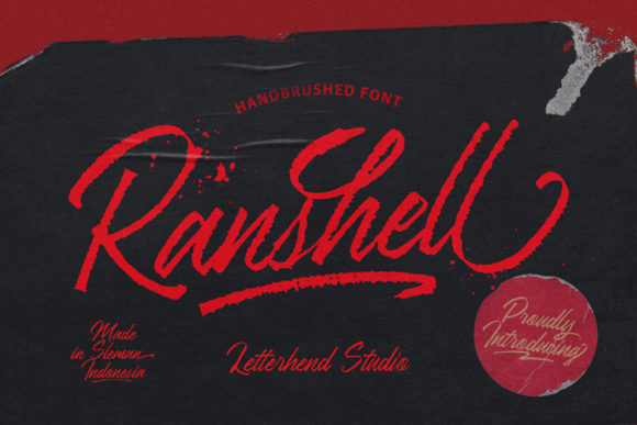 Ranshell: A Flowing Handwritten Font