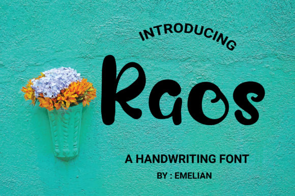 Raos: A Bold Handwritten Font