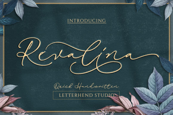 Revalina: A Poetic Typeface for Editorial Design