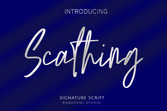 Scathing: A Stylish Font for Business