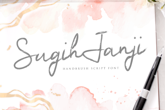 Sugih Janji: A Flowing Script for Creative Brands