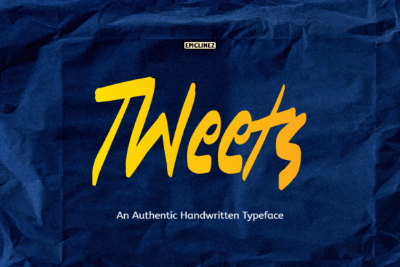 Tweets: A Handwritten Font That Speaks Volumes