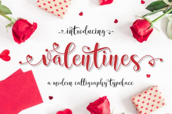 Valentines: A Romantic Font for Editorial Design