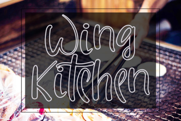 Wing Kitchen: A Magical Font for Business Branding