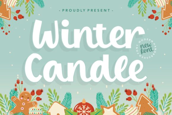 Winter Candle Font for Bold Branding